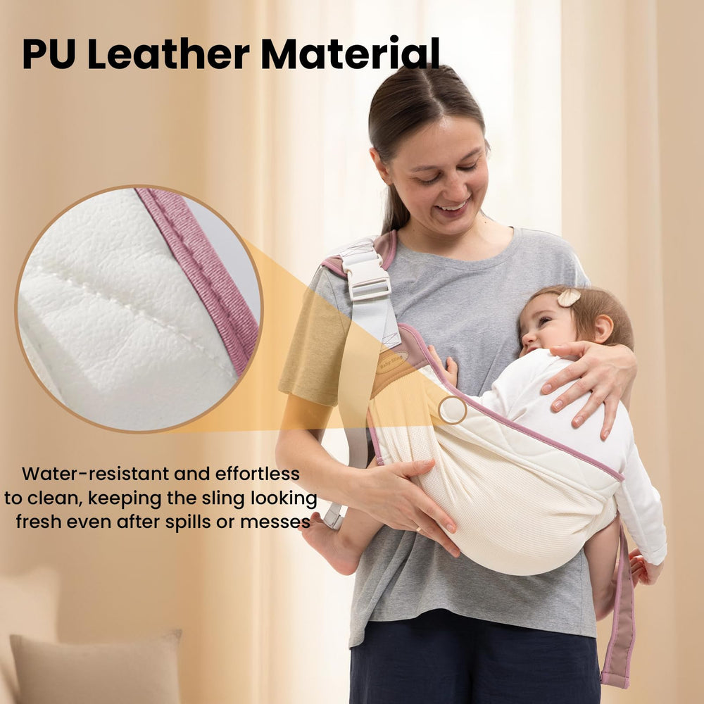 COSDIG Baby Carrier reinforced-buckles ensure secure support without pinching during long walks.
