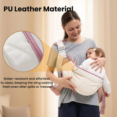 COSDIG Baby Carrier reinforced-buckles ensure secure support without pinching during long walks.