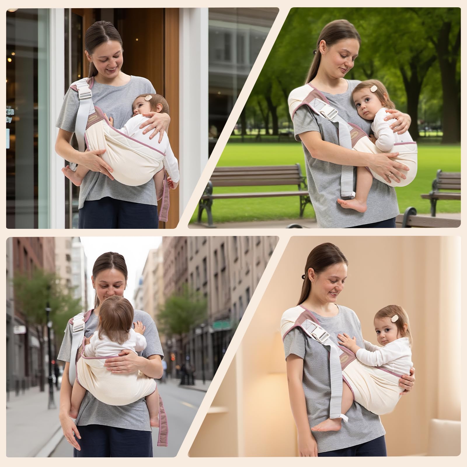 COSDIG Baby Carrier up-to-60-lbs promises durable use from infancy to toddlerhood.