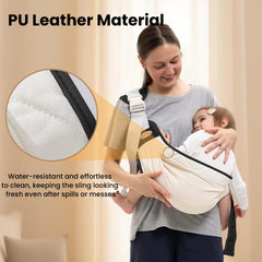 COSDIG baby carrier versatile-carry-positions enables hip, side, or over-the-shoulder use