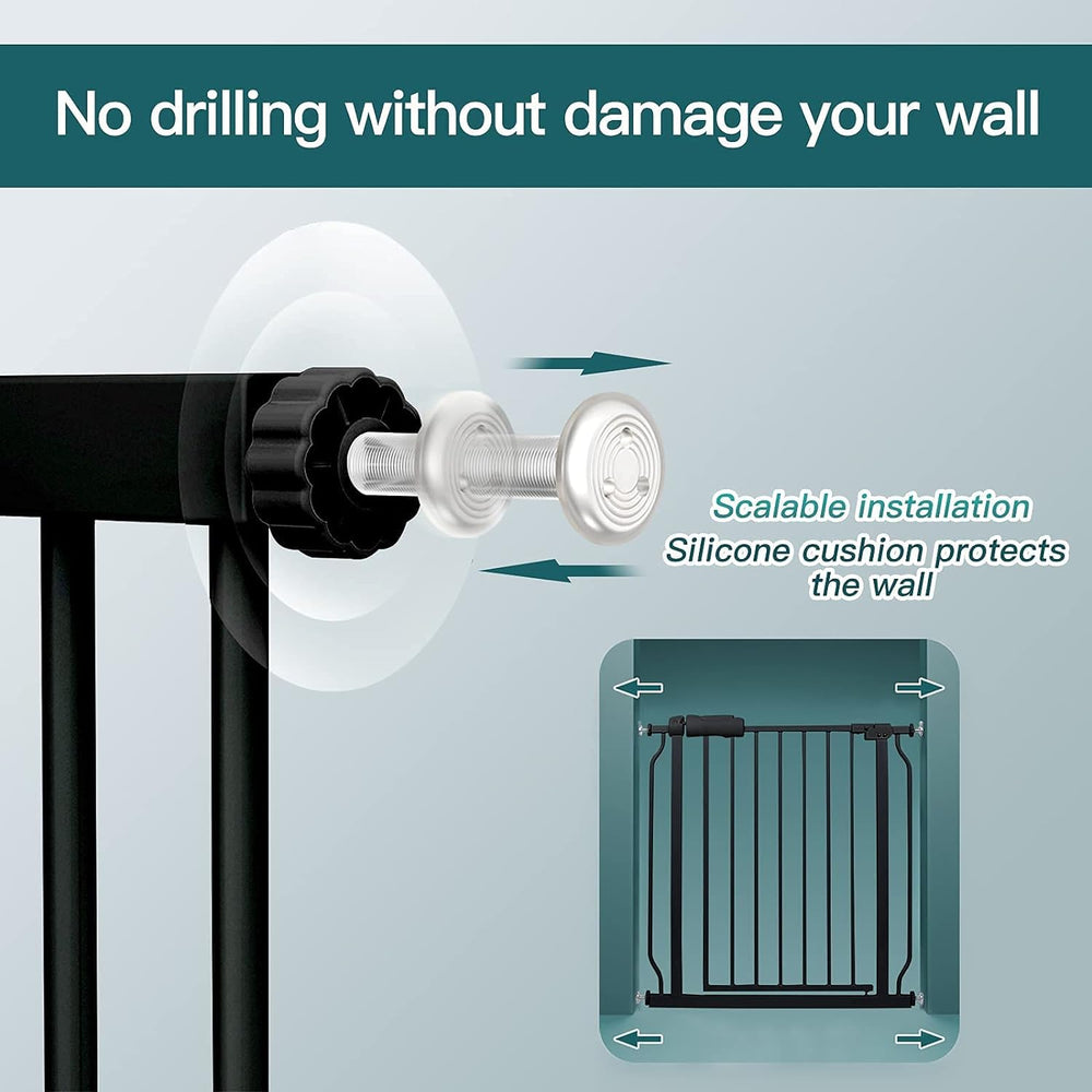 COSEND matte-finish gate reduces scratches for a stylish, durable barrier.
