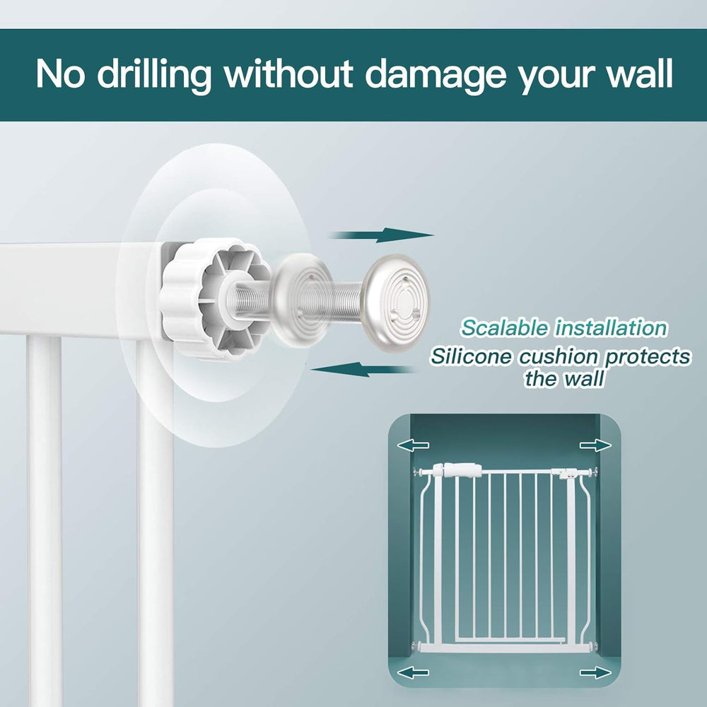 COSEND dual-lock system keeps kids and pets secure with a two-step lock.