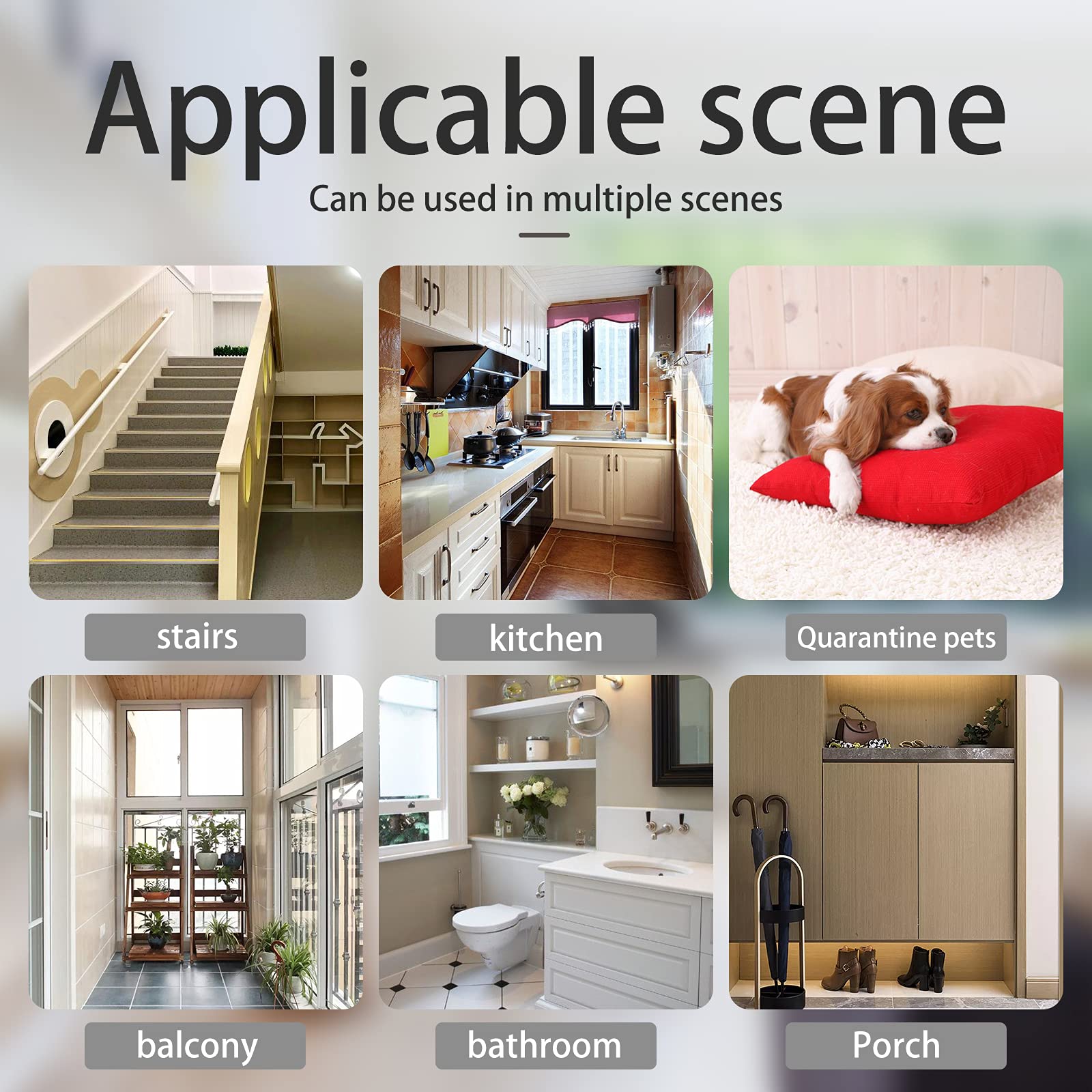 COSEND Narrow Baby Gate width extensions expand fit for larger openings.