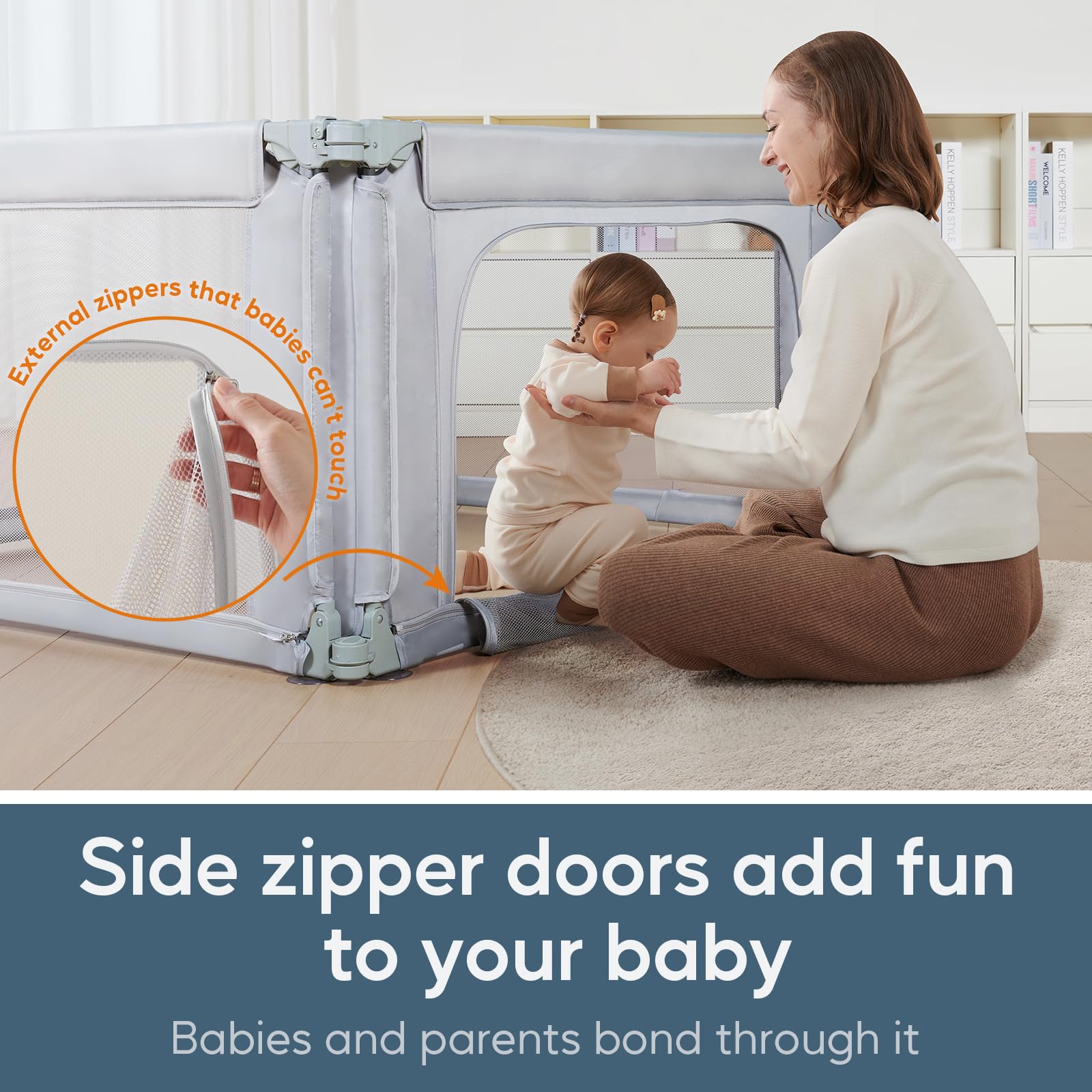 Cosola dust-proof base cover highlights clean, cushioned crawling space