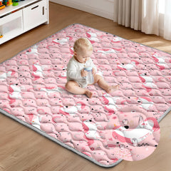 Cosovia Baby Play Mat 50x50 unicorn image shows a spacious tummy-time area.