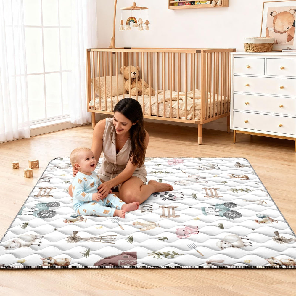 Cosovia Baby Play Mat tummy-time-scene supports supervised practice