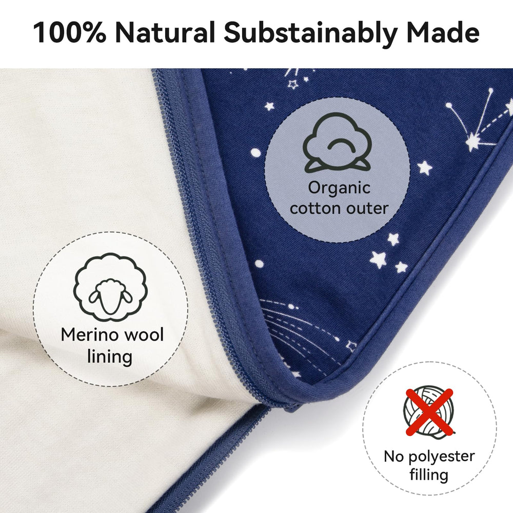 CosyDiary closable seat-belt slots ease transfers between crib and stroller.
