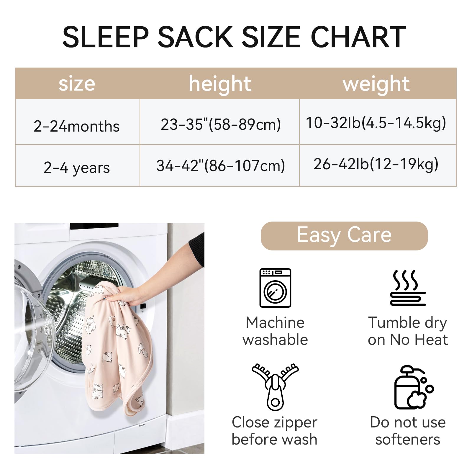 CosyDiary safety-compliant infant sleepwear designed for comfortable nights.