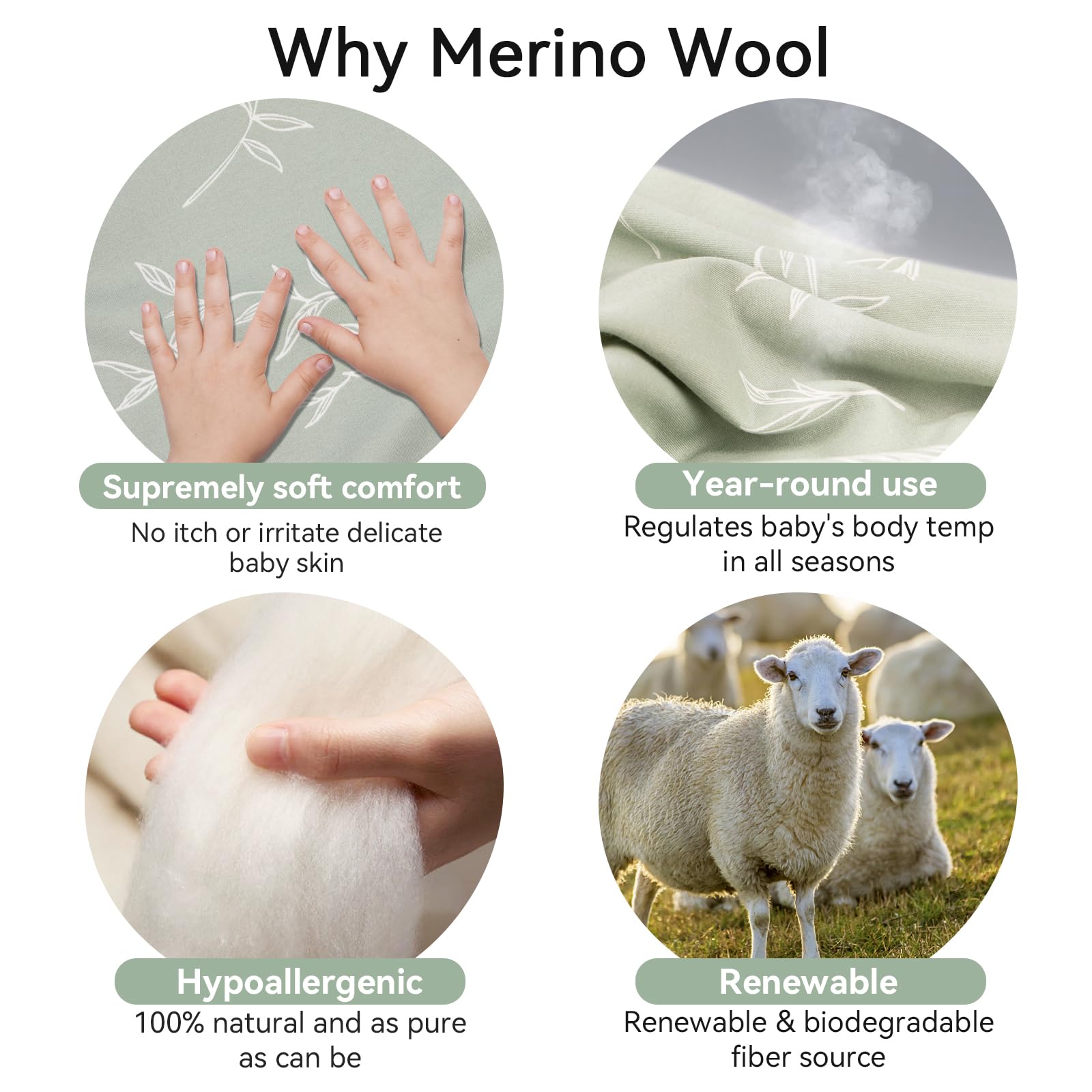 CosyDiary wool temperature regulation - adapts to room temperature for year-round comfort