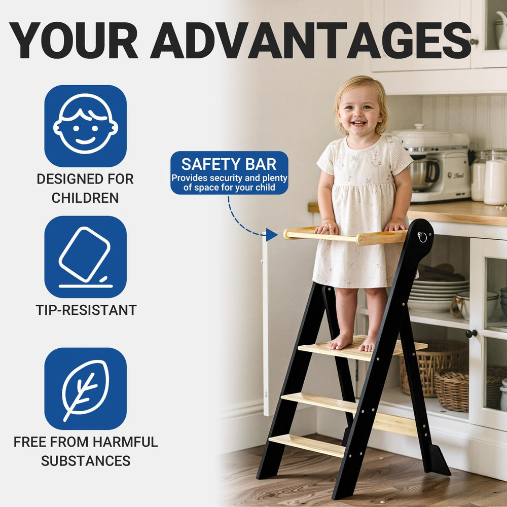 COSYLAND anti-tip feet provide stable support during kitchen activities.