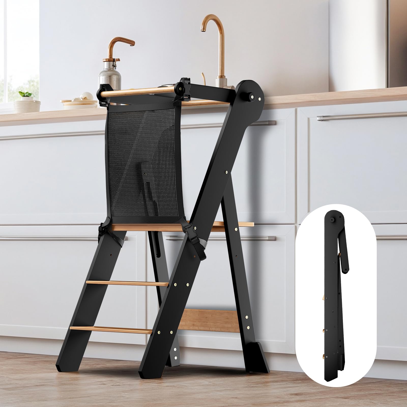 COSYLAND foldable tower dimension guide helps parents plan space and growth