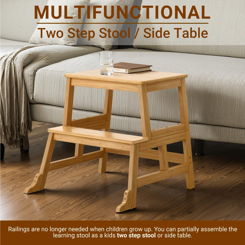 Cosyland stool demonstrates sturdy build supporting toddler tasks and adult brief use.