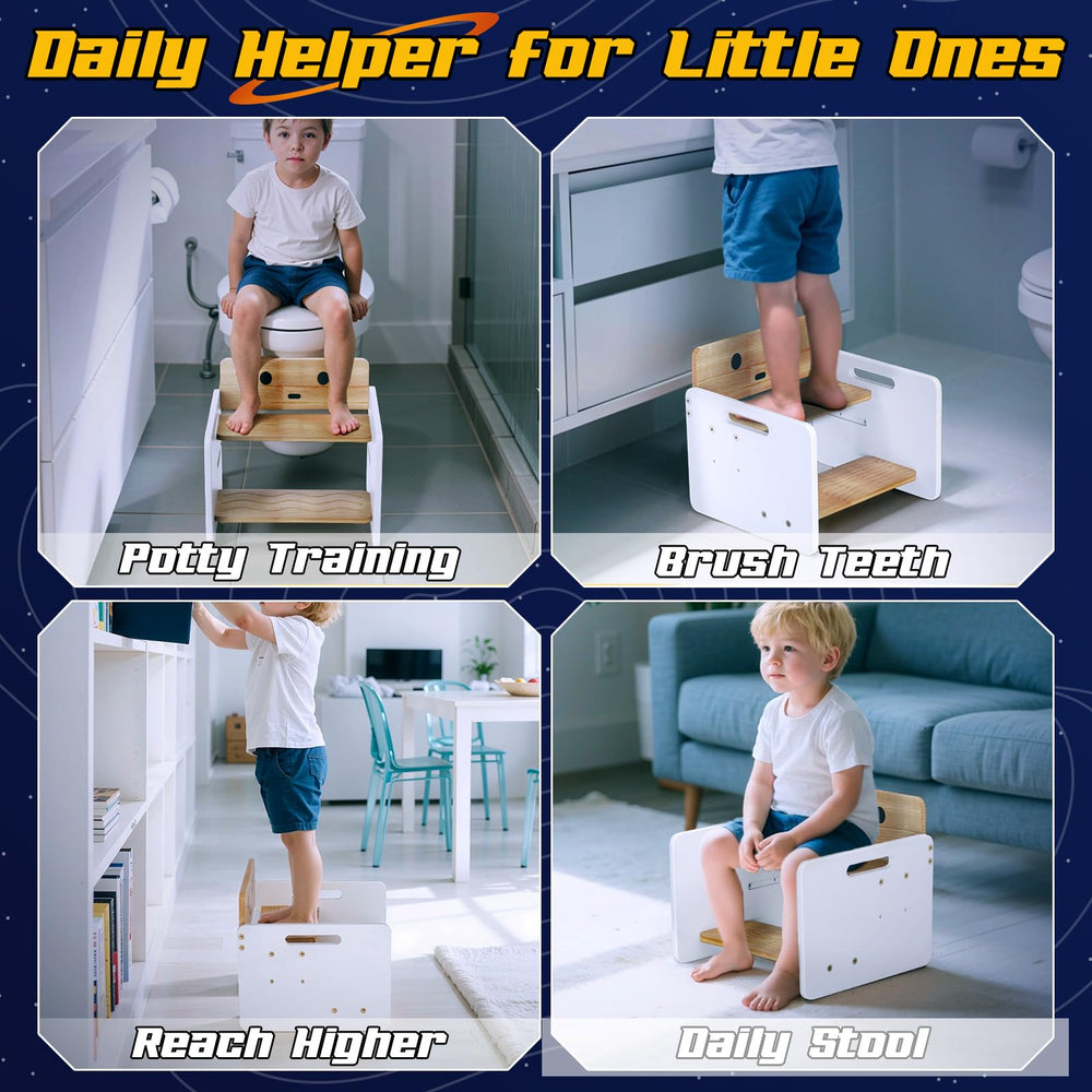 COSYLAND robot-stool adjustable-height confirms easy growth support