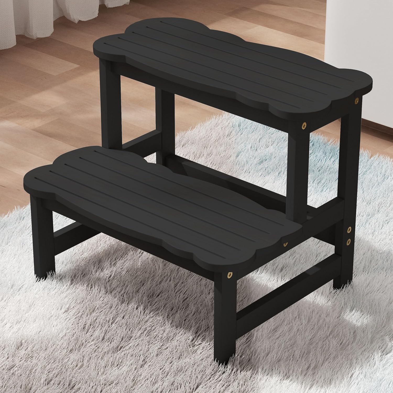 COSYLAND step stool cloud-design steps invites imaginative play while aiding toddlers at sinks