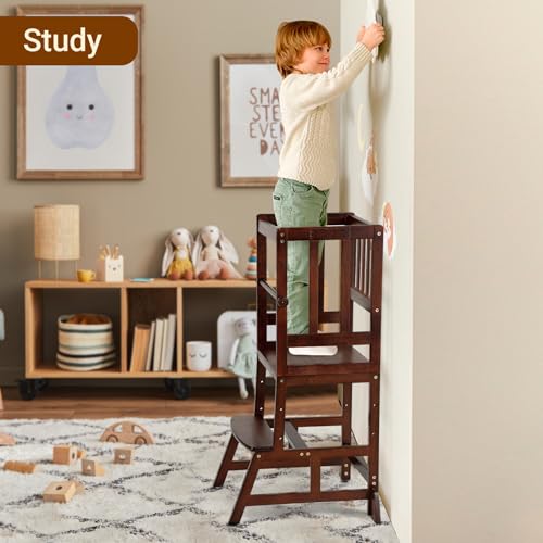 COSYLAND Toddler Standing Tower CPC-certified safety for peace of mind.