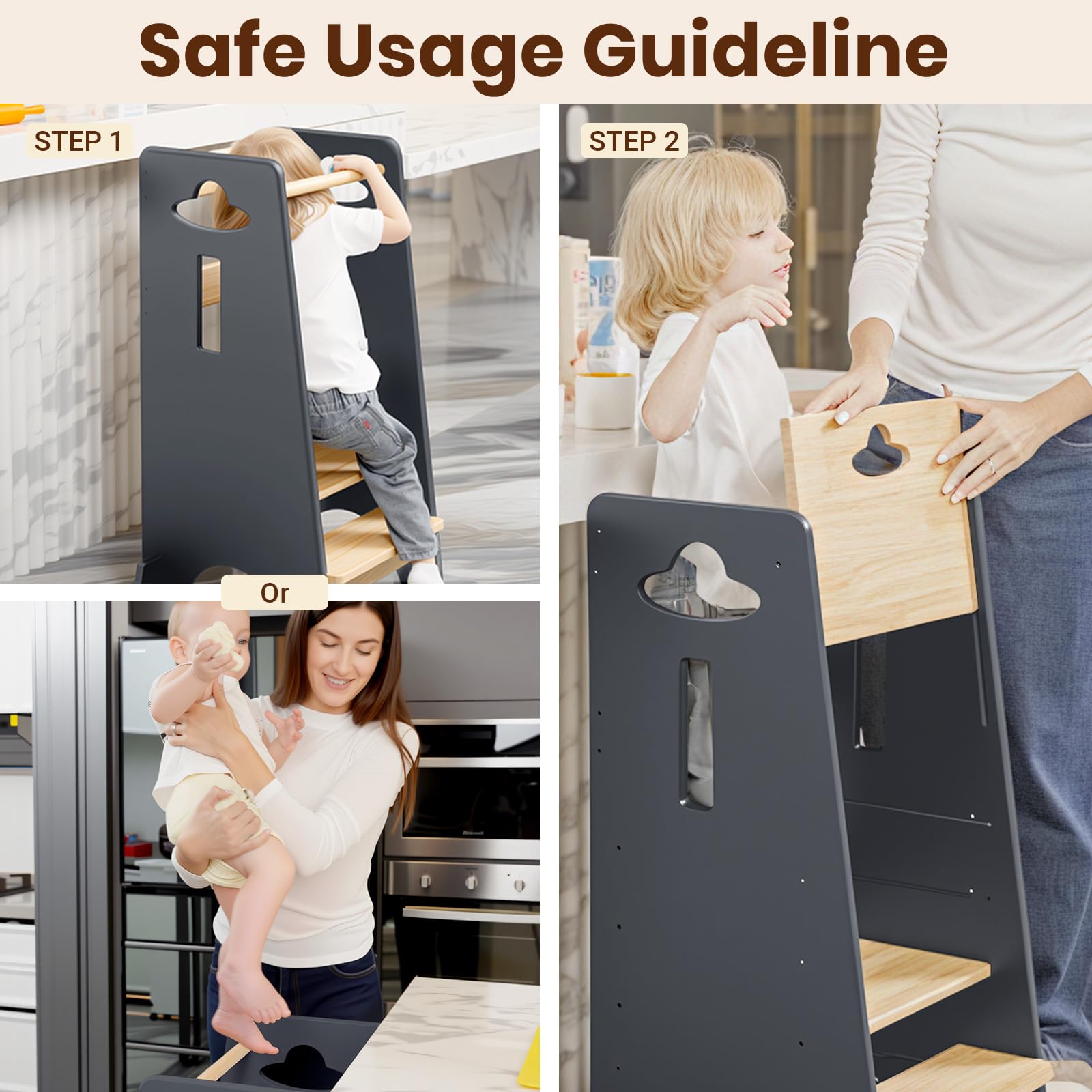 COSYLAND tower is easy to install or remove panel