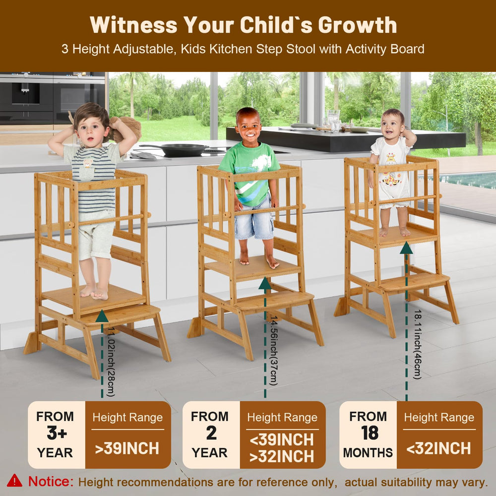 COSYLAND removable safety rail detail emphasizes enhanced learning safety