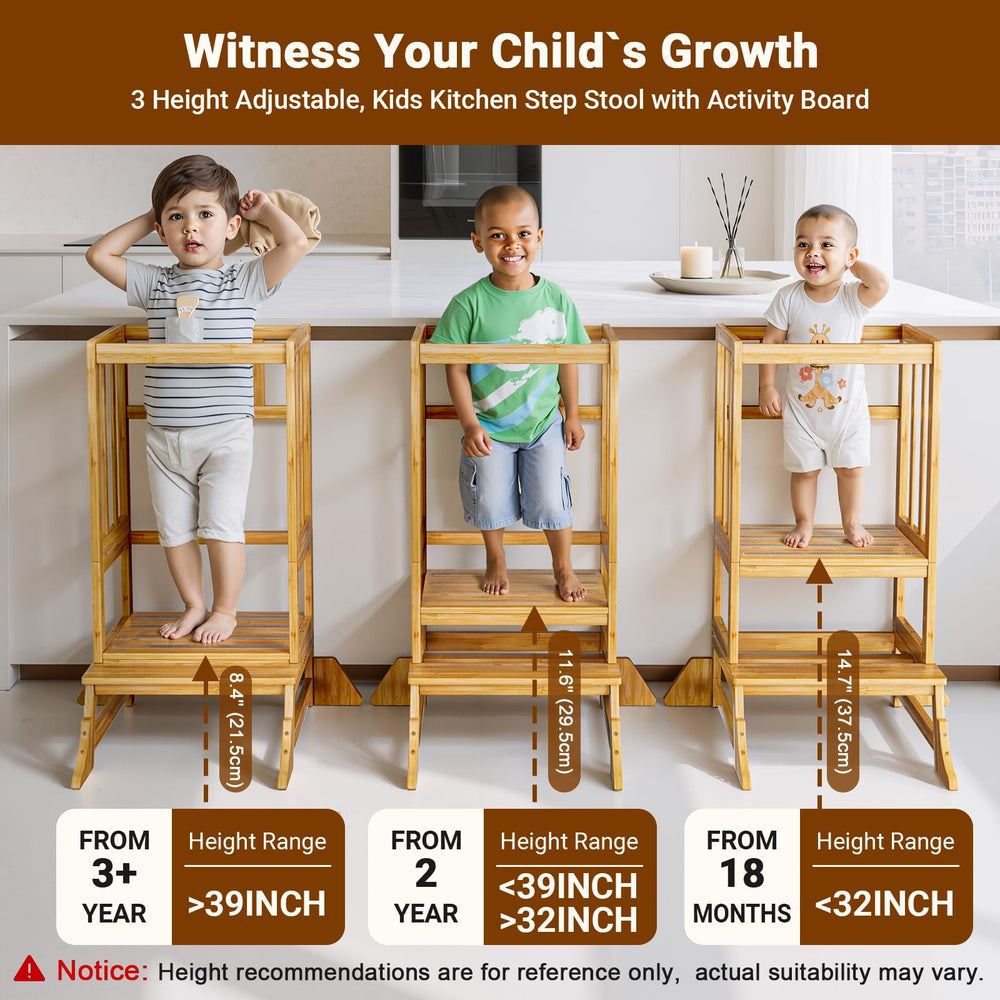 COSYLAND standing tower with stabilizing base for secure bathroom use.