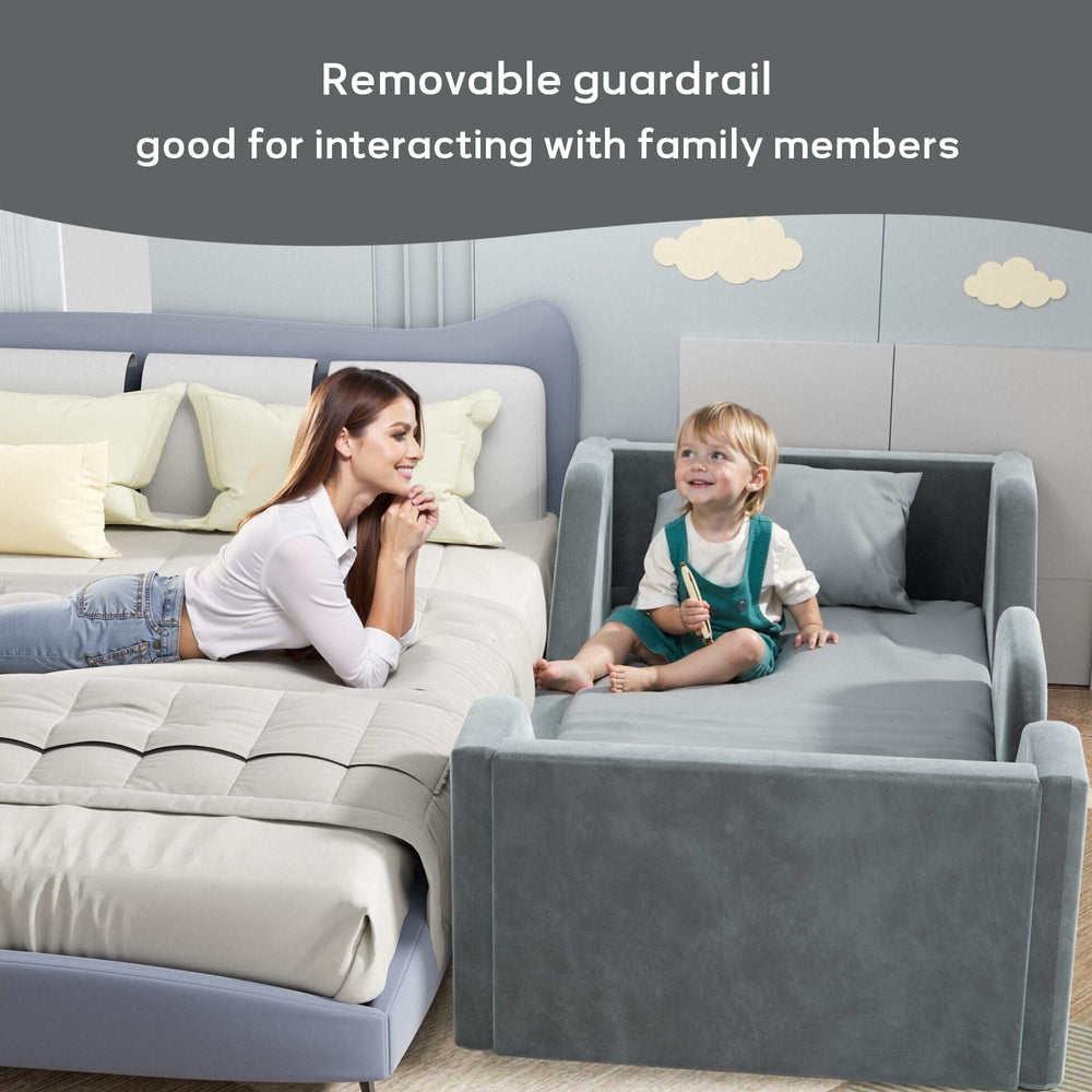 COSYSUPER Toddler Floor Bed assembly instructions highlighting quick setup