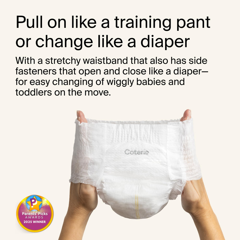 Coterie The Pant size 5 hypoallergenic, dermatologist-tested on skin for sensitive use.
