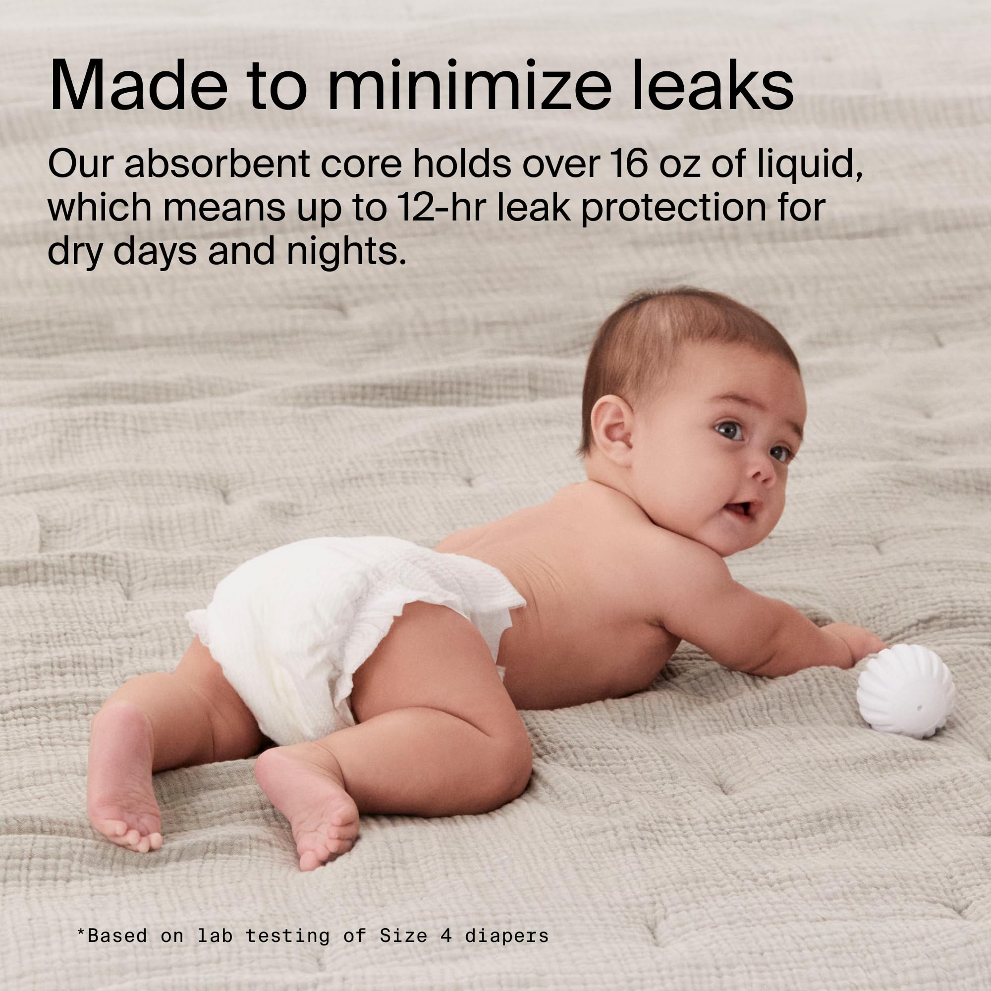 Coterie unscented wipes close-up emphasizing plant-based fibers for sensitive skin.