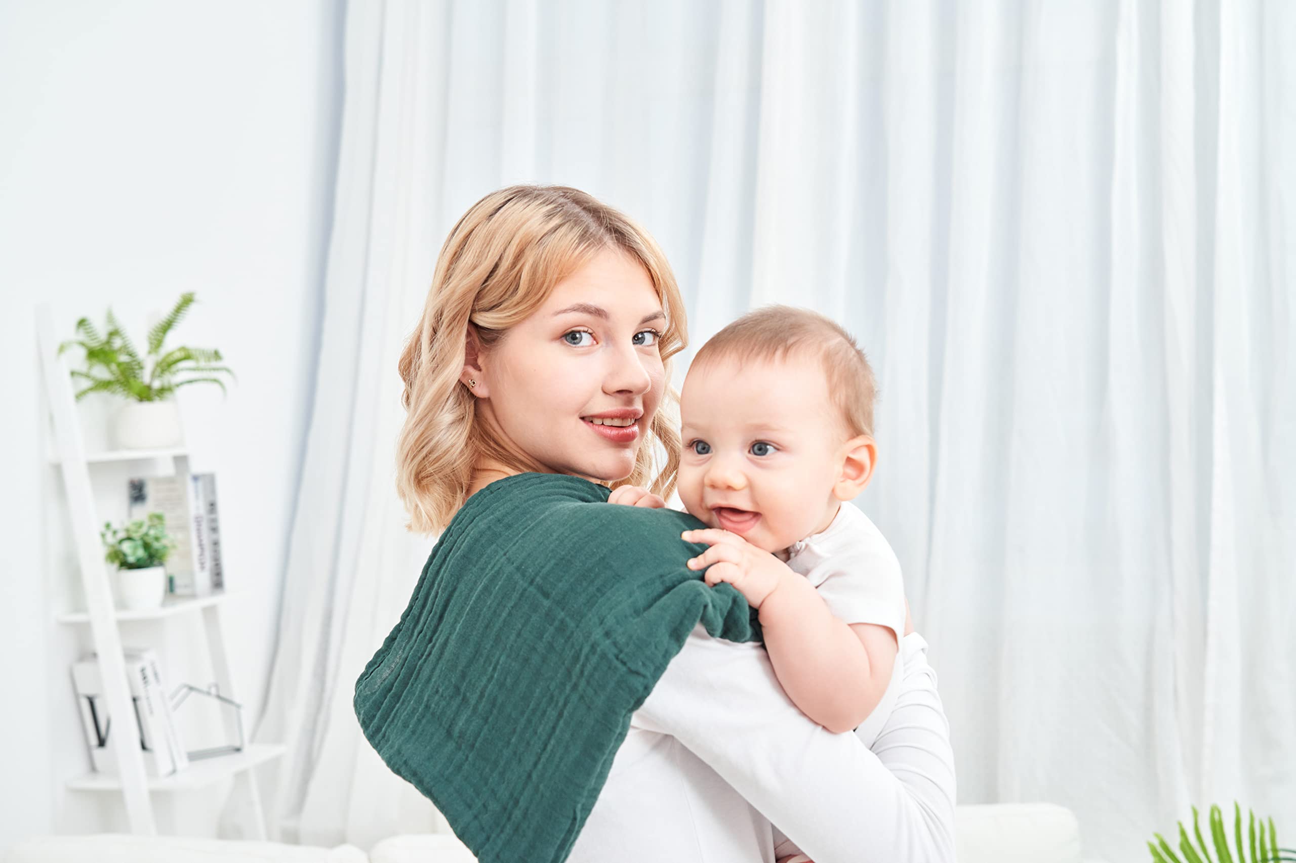 CottCare baby muslin swaddle stroller cover on the go