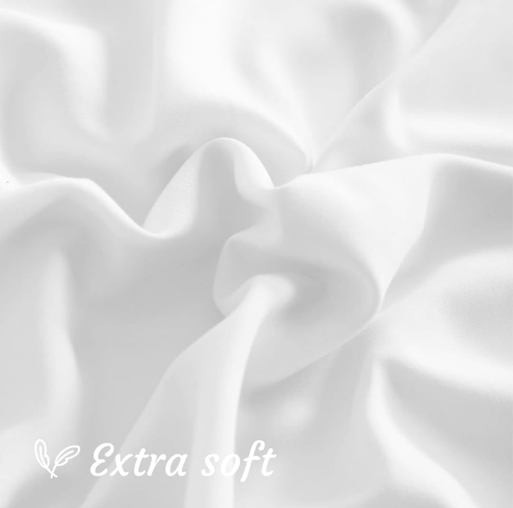 COTTON STICH zipper closer pillowcase in-use on travel pillow for quick inserts.