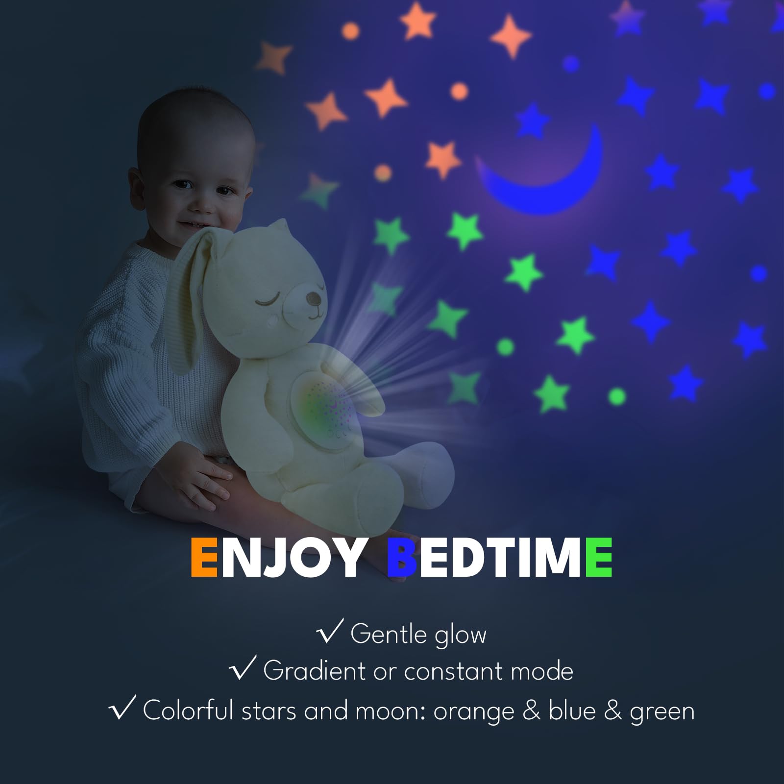 Cottonbebe 2-in-1 sleep soother detachable design for travel.