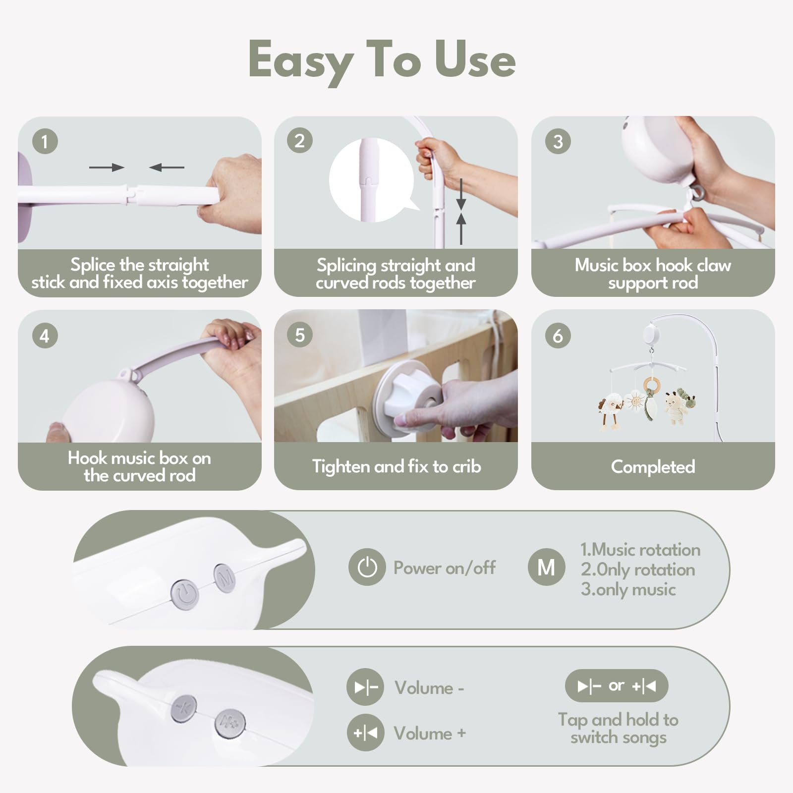 COTTONBEBE fits most cribs and Pack N Plays for flexible placement.