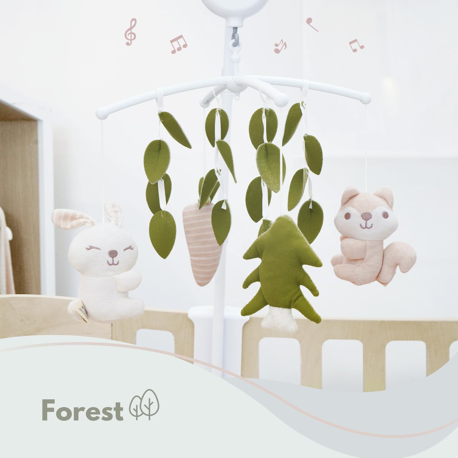 COTTONBEBE crib mobile nursery decor that complements boys and girls' rooms