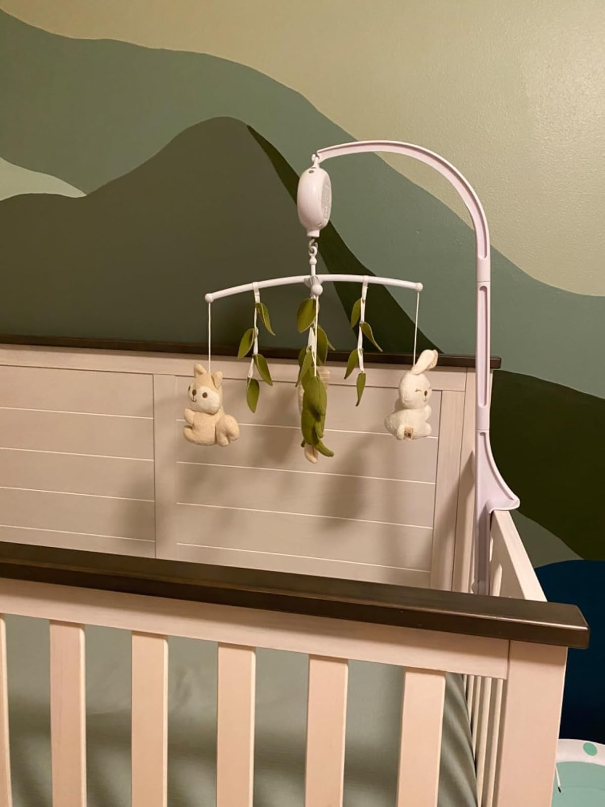 COTTONBEBE crib mobile organic cotton plush toys soothe tactile curiosity