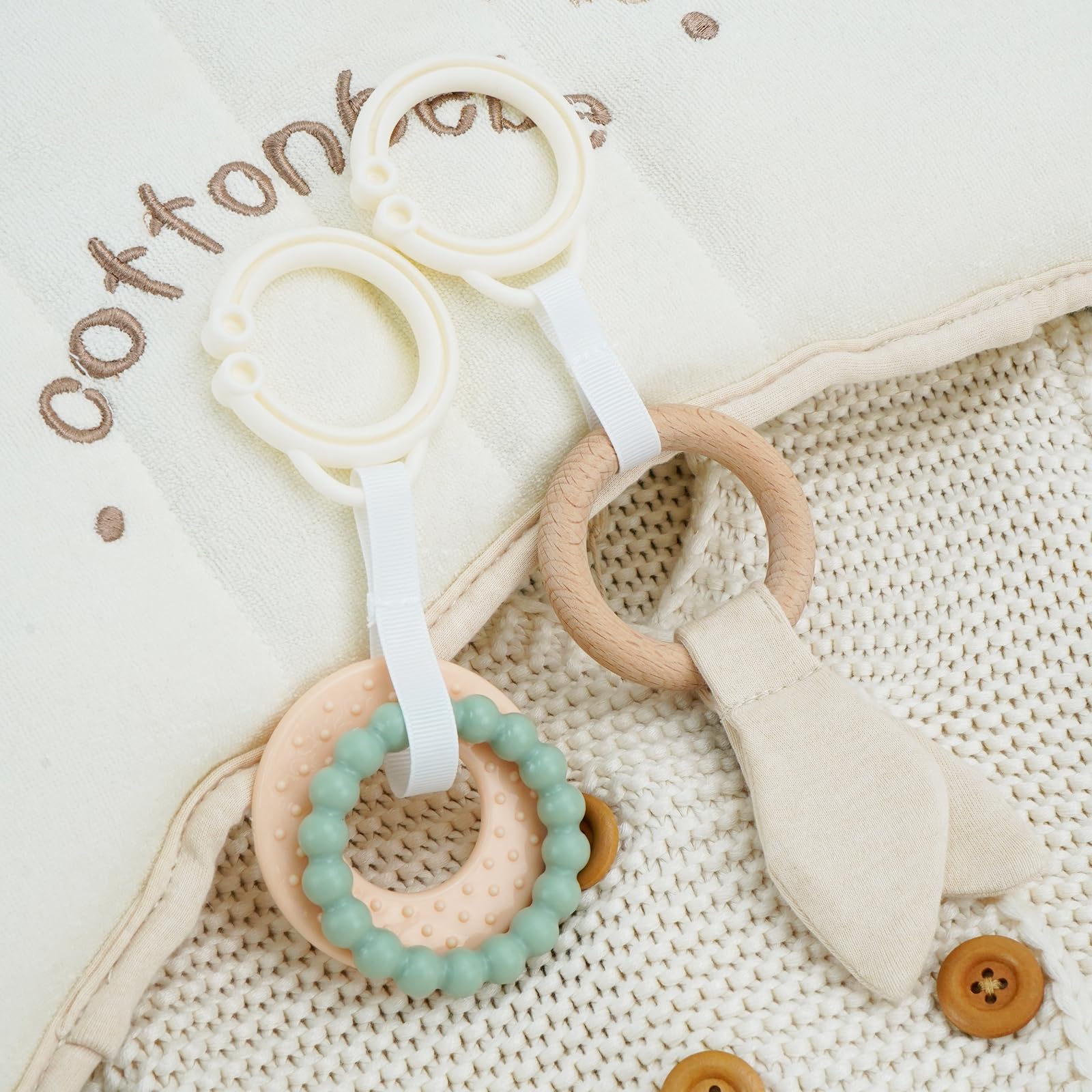 COTTONBEBE cushion cover is machine-washable for easy cleaning after mess moments