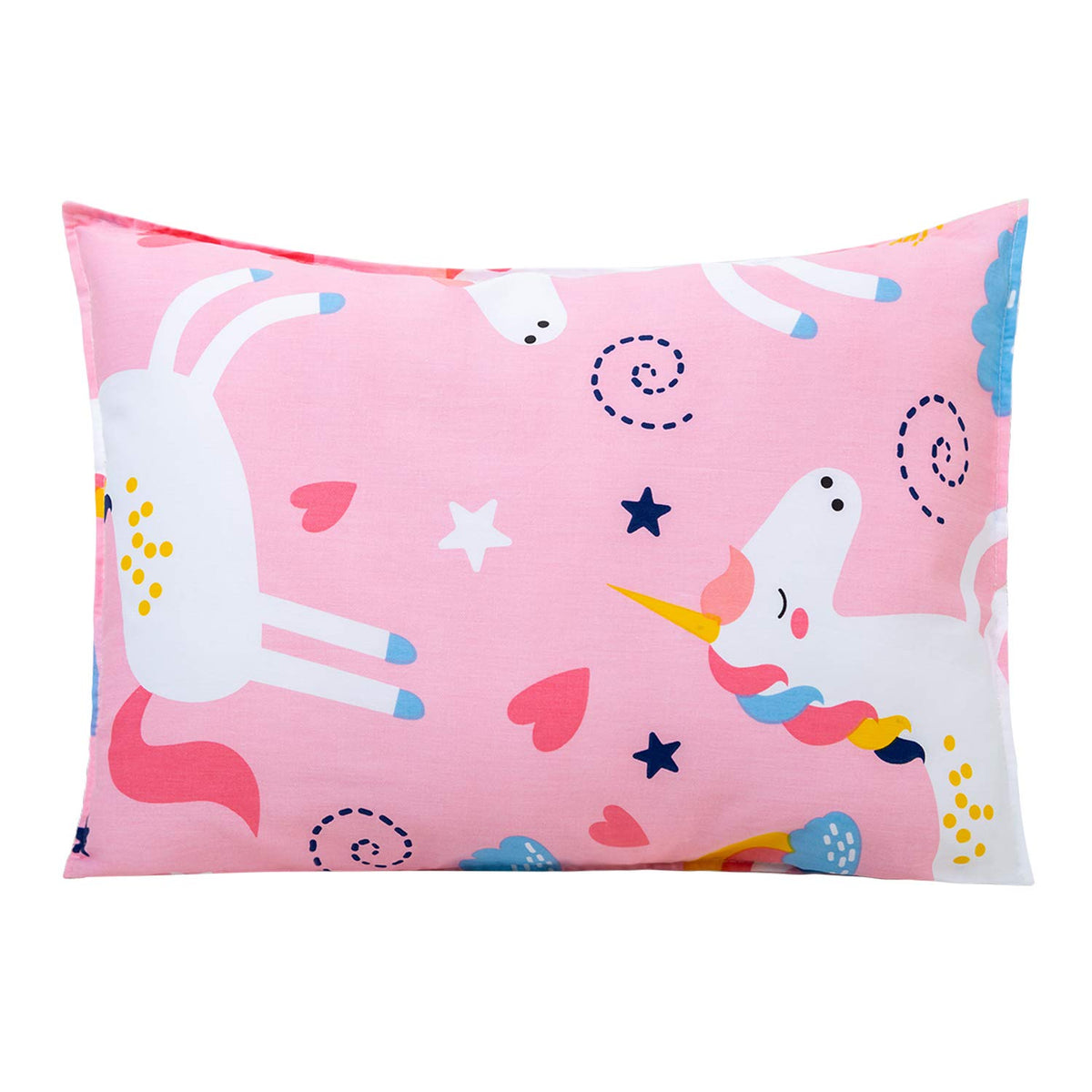 Cottonblue toddler pillow with pink unicorn 14x19 for cozy naps