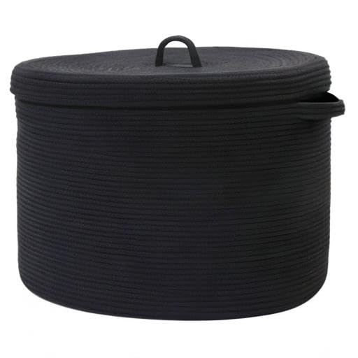 Cottonphant extra-large basket interior spacious for linen storage