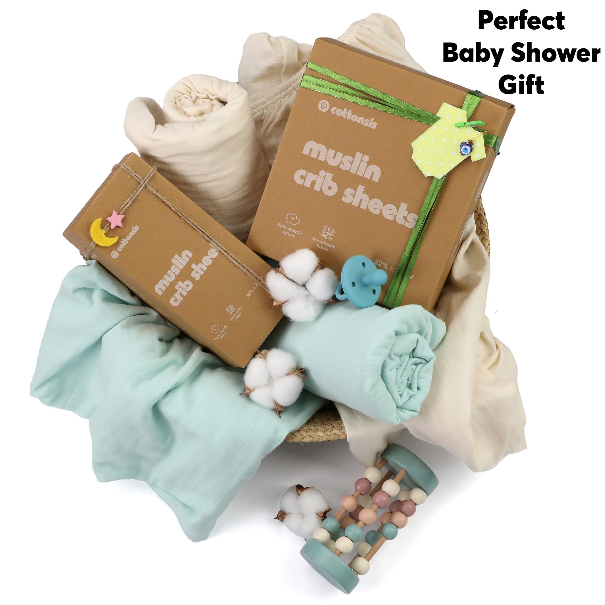 Cottonsis Turkish organic cotton closeup emphasizes soft, breathable fabric for every night.