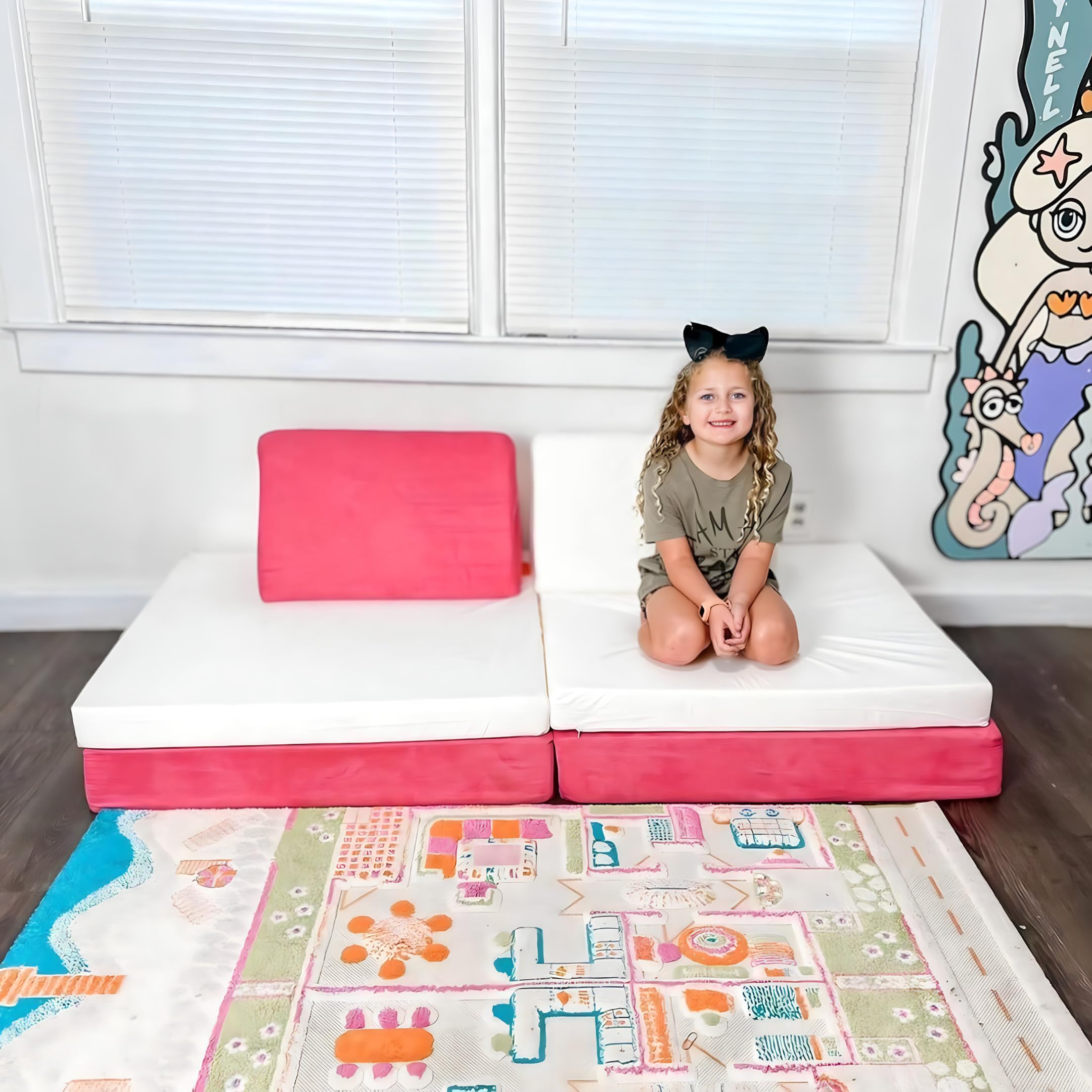 Couch Swag easy-clean spill-proof liner keeps play space fresh