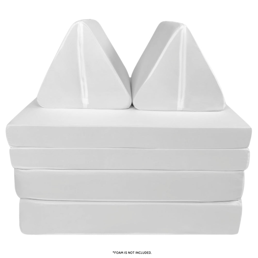 Couch Swag triangle pillow liner protects triangle pillows from moisture