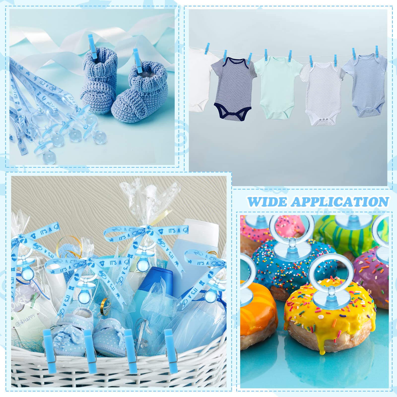 Coume bulk pack of 48 pacifier necklaces shows abundant party favors