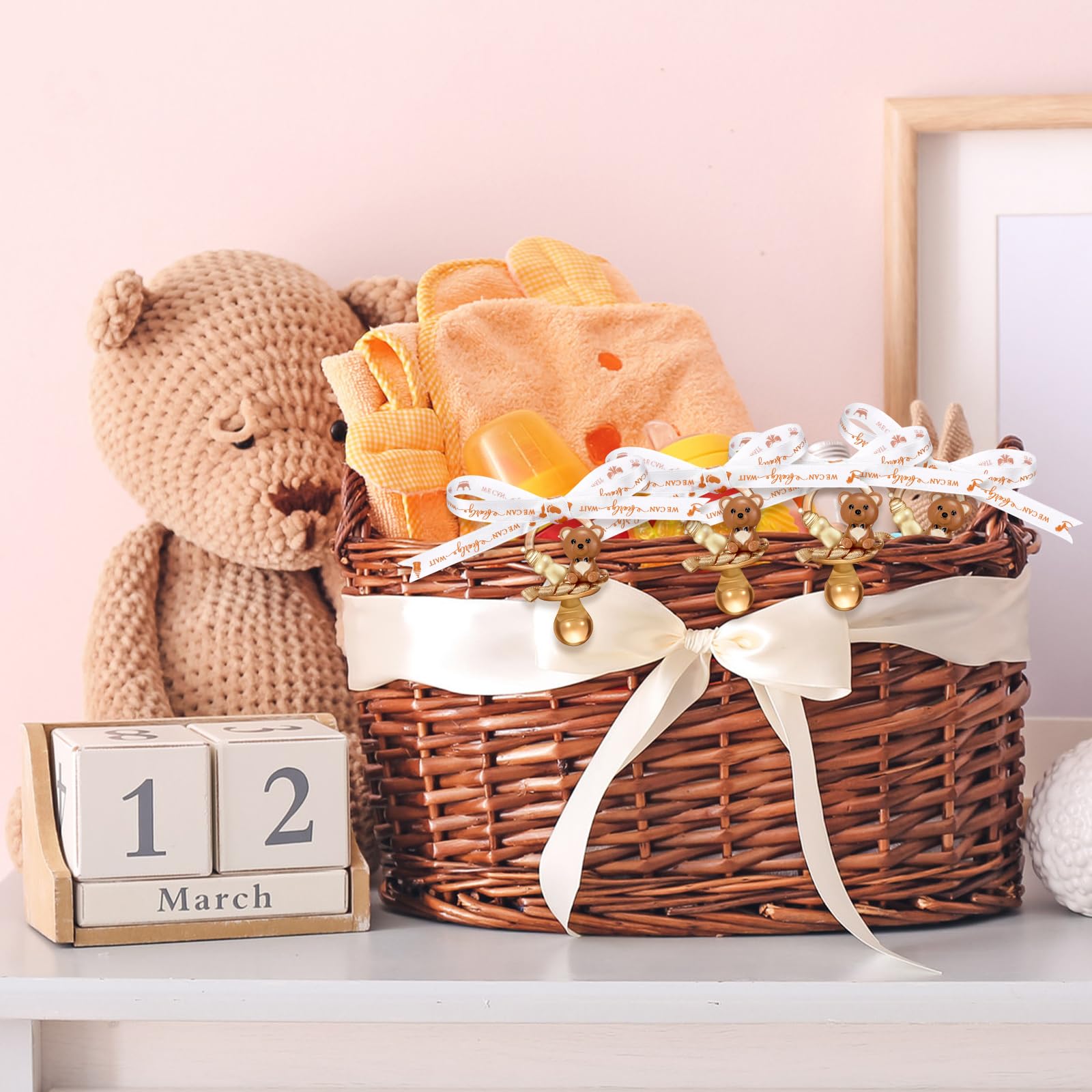 Coume hanging decor pacifier necklace option adds festive charm.