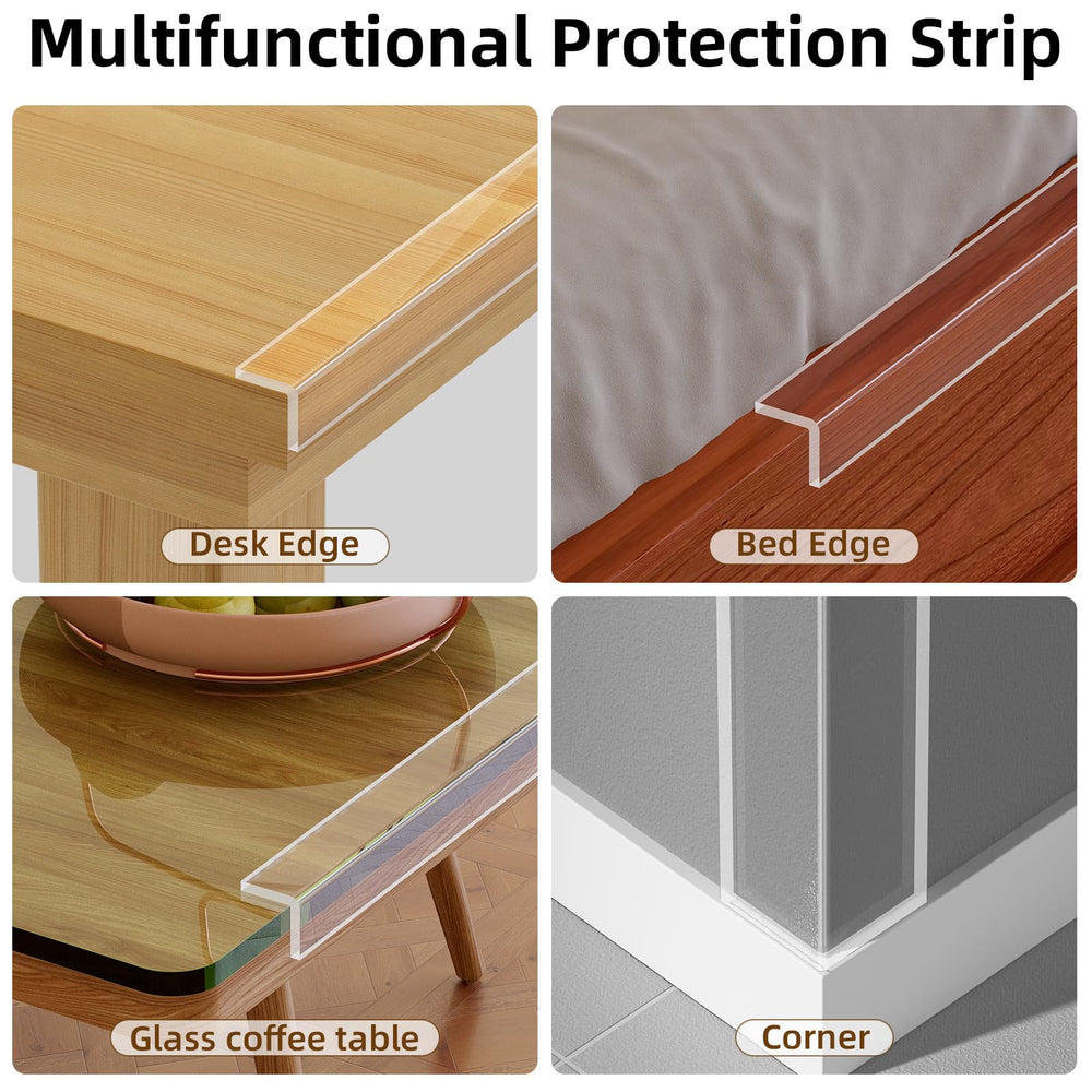 COUMENO edge protector for desks chairs shelves in nurseries and kitchens