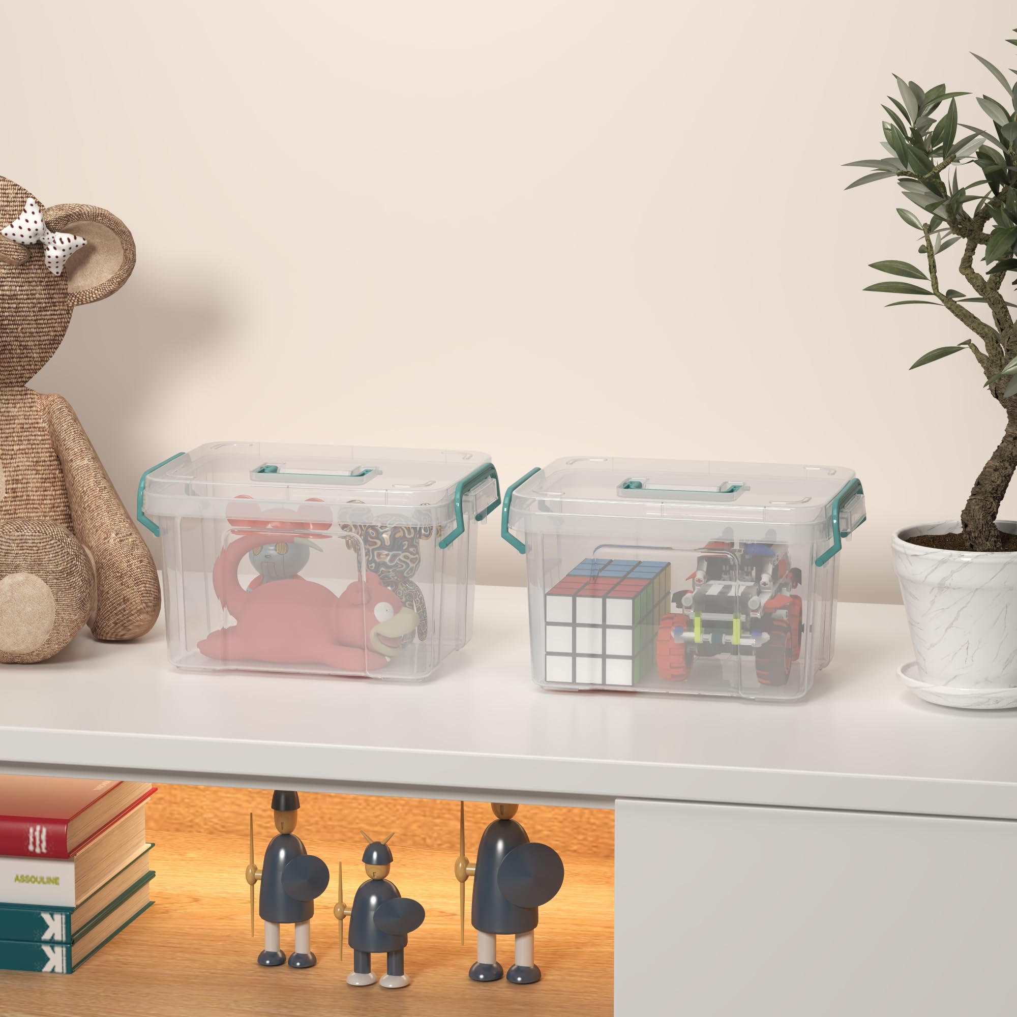 Covetree snacks organization bin ideal for pantry visibility and access.