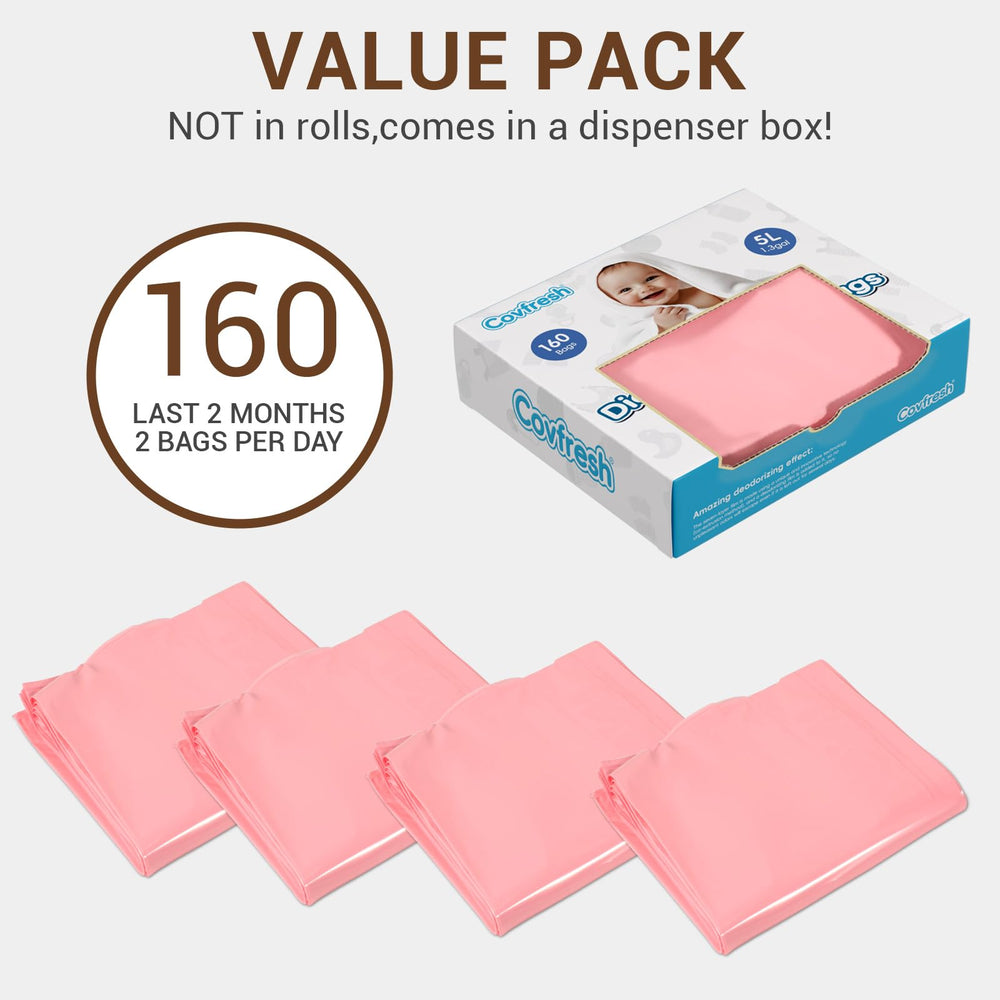 Covfresh 160-count box ensures ample supply for daily use