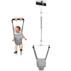 Cowiewie 2in1 baby door jumper bounce seat demonstrates leg strength and motor coordination.