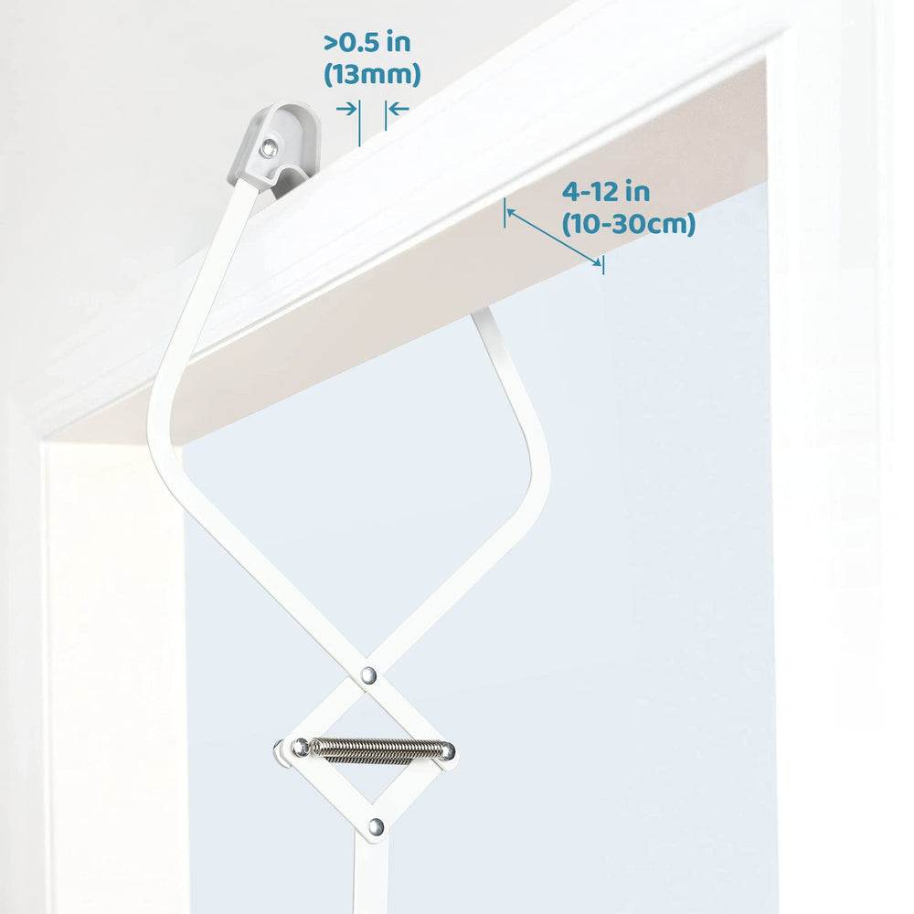 Cowiewie door-frame clamp secure fit ensures a safe bounce in doorways.