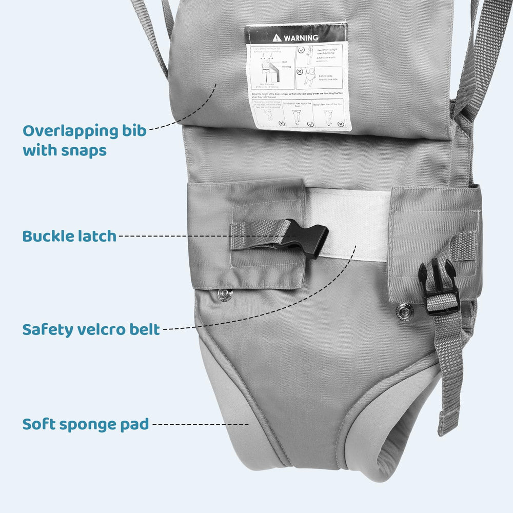 Cowiewie folded door jumper storage illustrates space-saving, easy storage after use.