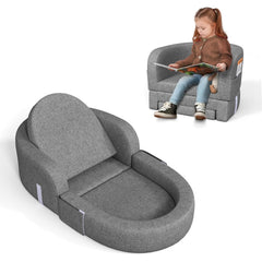 Cowiewie Toddler Travel Bed folded flat for compact travel storage.