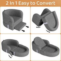 Cowiewie Toddler Travel Bed with wraparound fence creates safe play space.