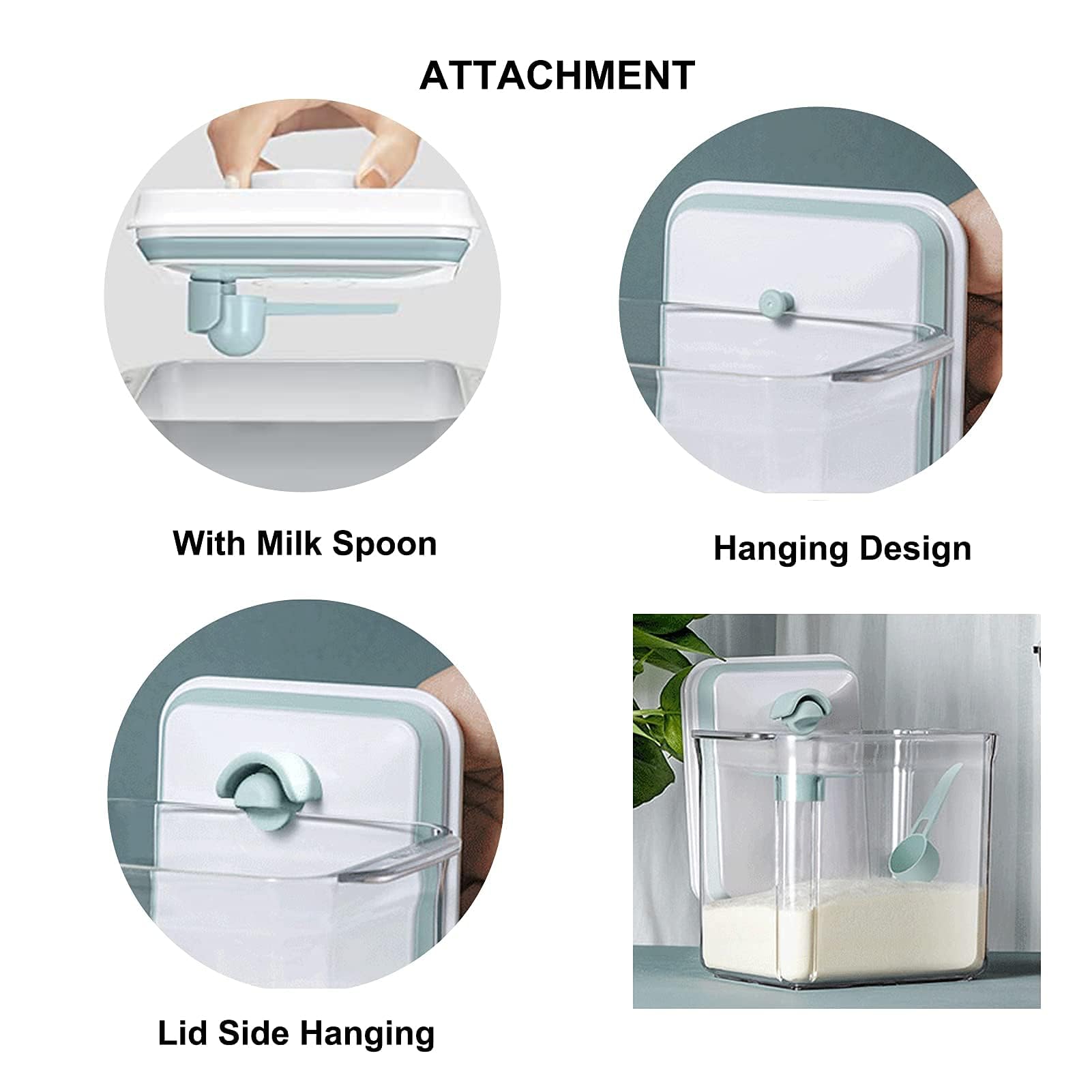 Cozey Daily stackable base helps keep pantry tidy.