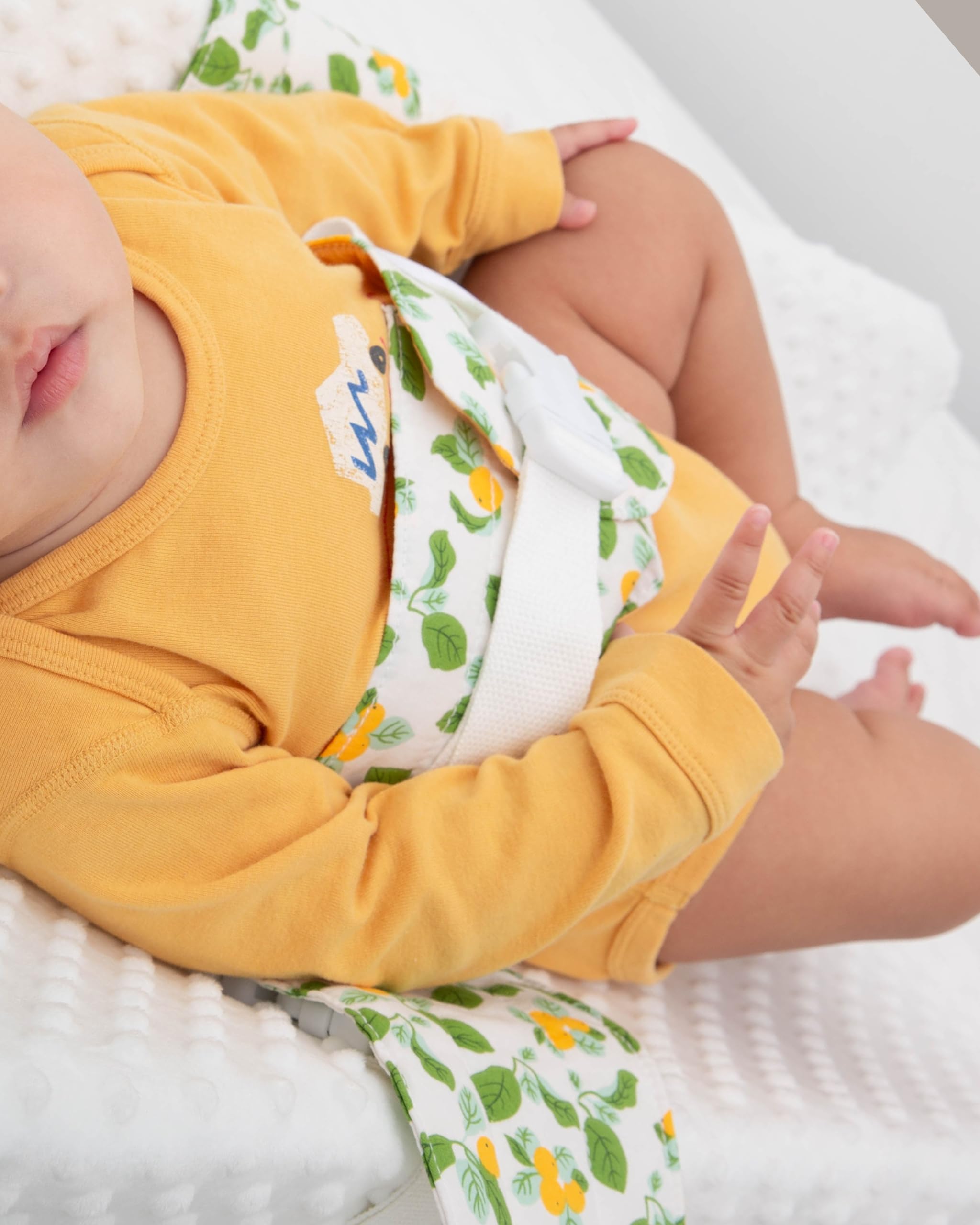 COZINUS Changing Pad Strap stylish green design complements nursery.