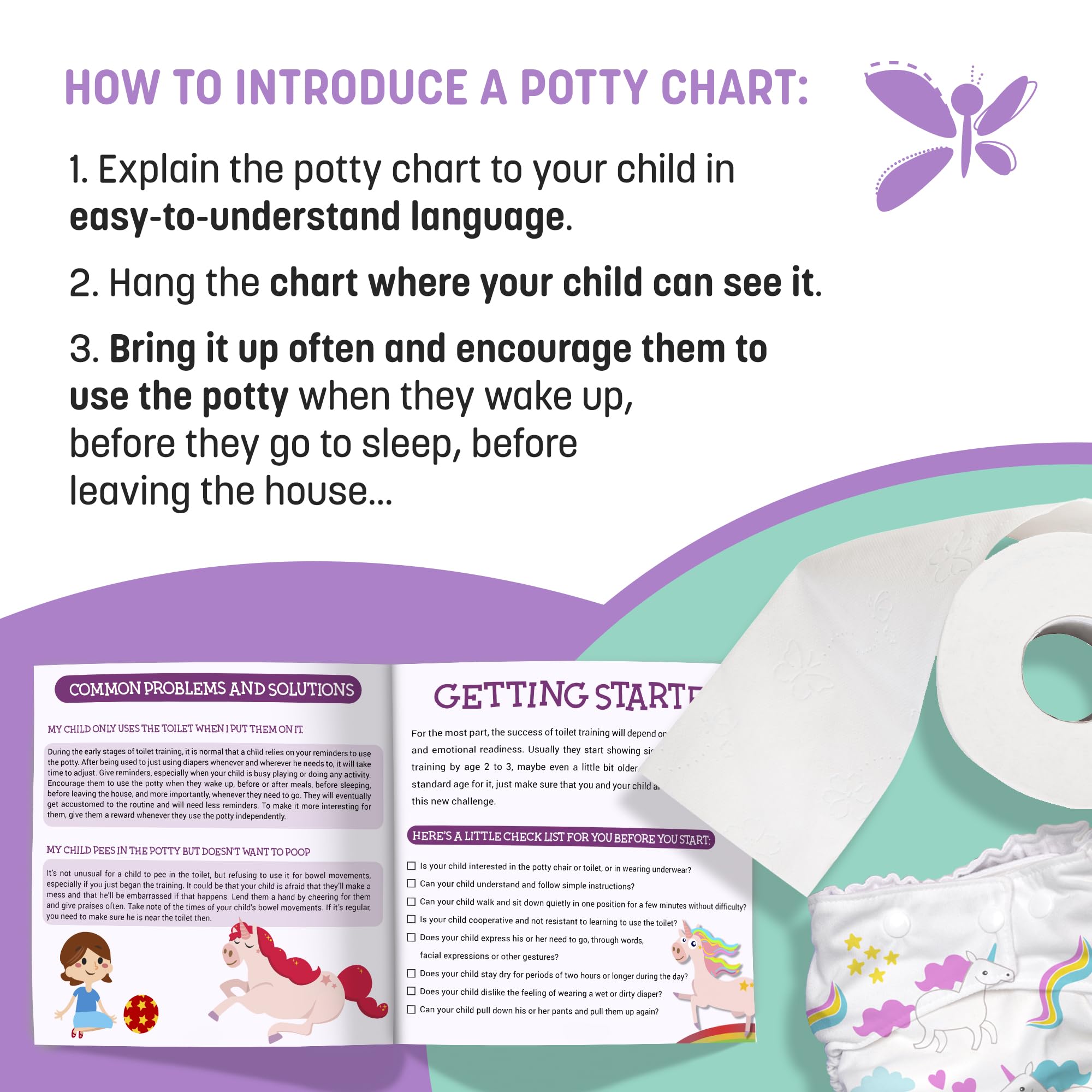 COZY GREENS unicorn design appealing to girls during learning moments